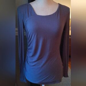 Gray Long Sleeve Top